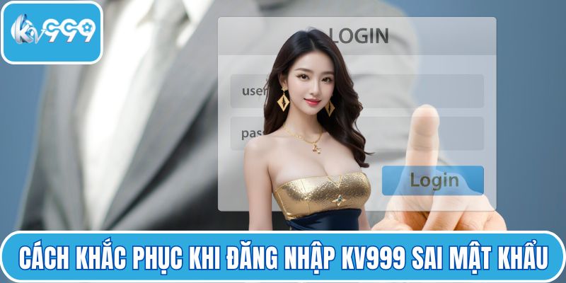 Cách khắc phục khi đăng nhập KV999 sai mật khẩu